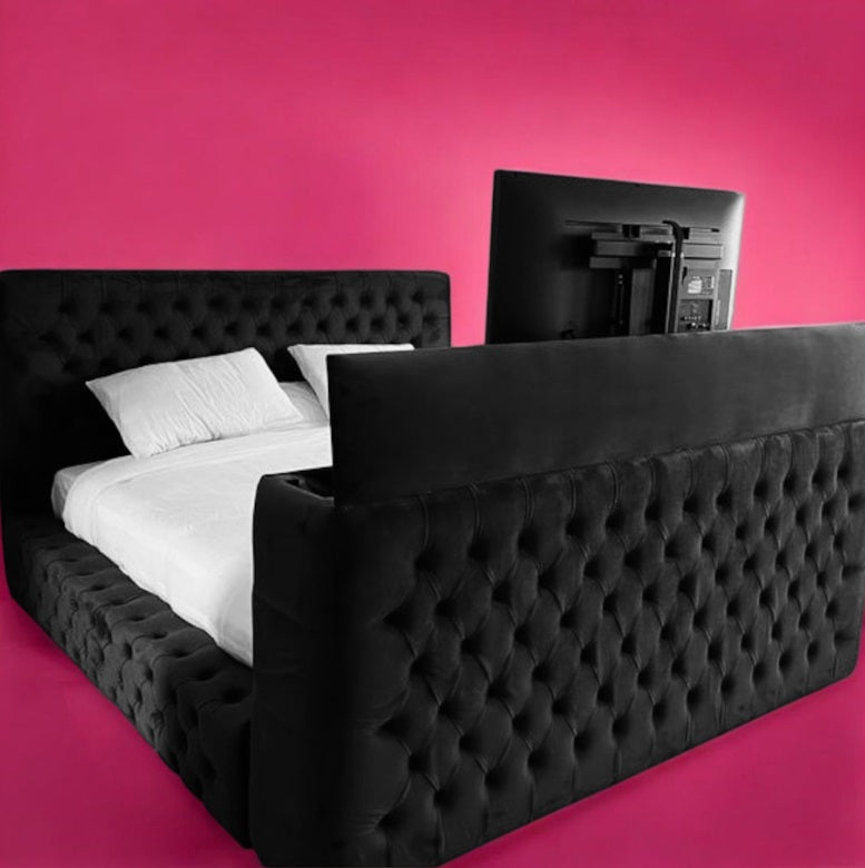 Chesterfield TV Bed – Double, King, Super King or Emperor