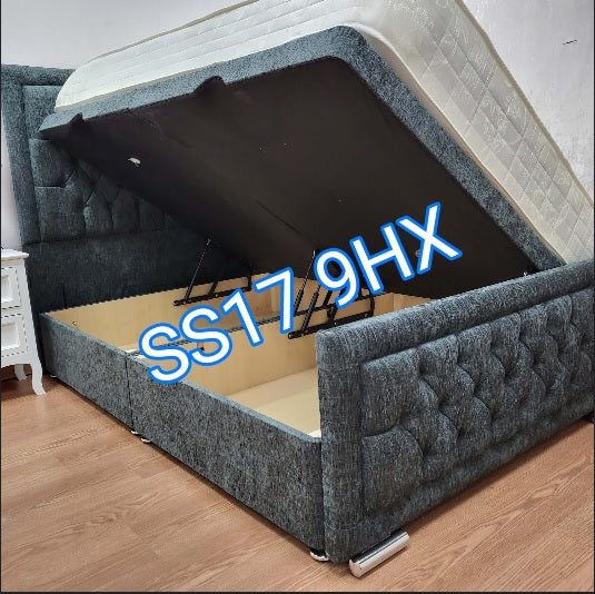 Hampton side lift ottoman bed and mattress set - Essex bed shop