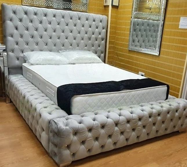 Park Lane Velvet Frame Bed - Essex Beds