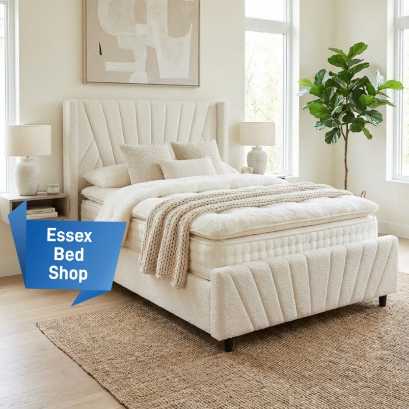 Valencia Bed Frame With Ottoman Storage Option - Essex beds