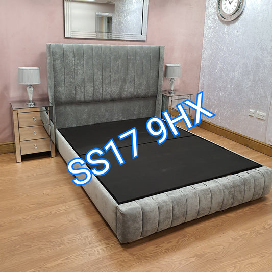 King Size Bed - Wingback new york frame bed