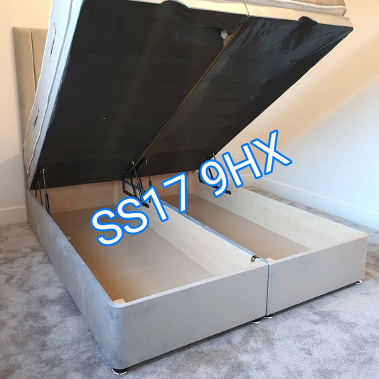 New York Ottoman Lift Up bed and mattress set - Essex bed shop