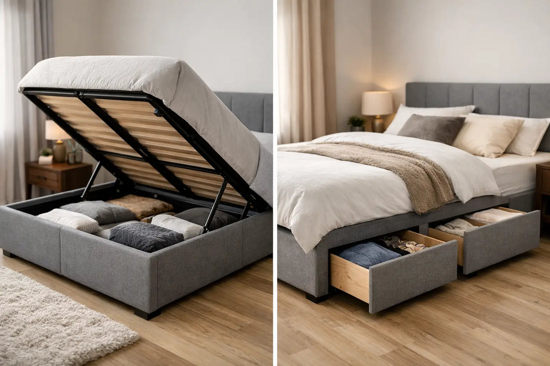 Ottoman Bed vs Storage Drawers