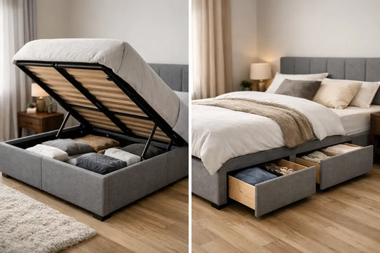 Ottoman Bed vs Storage Drawers