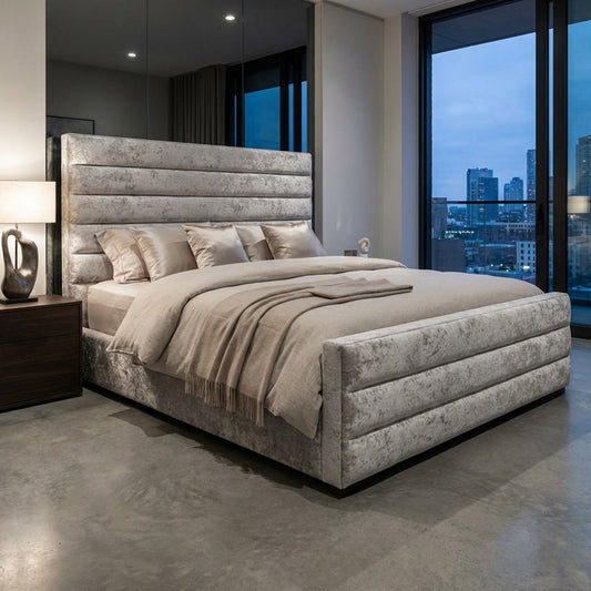 Victoria Bed - Horizontal Line Bed - Bed shop in Essex