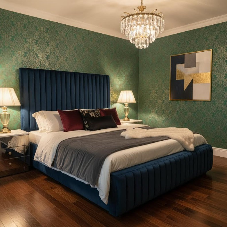 Linear Bed with Over 40 Colour Options - Luxury Bed Shop