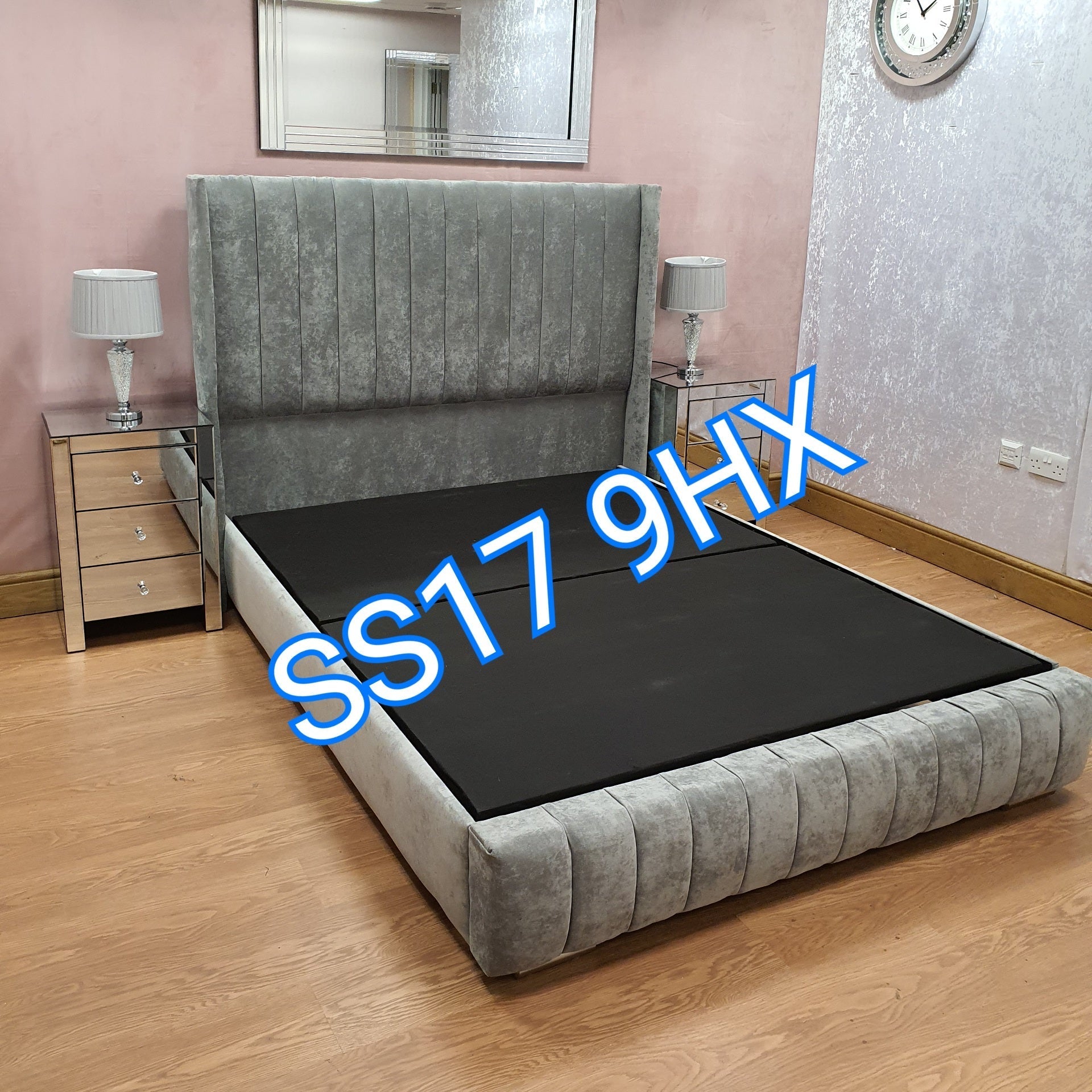 Super King Size Bed - Wingback new york frame bed