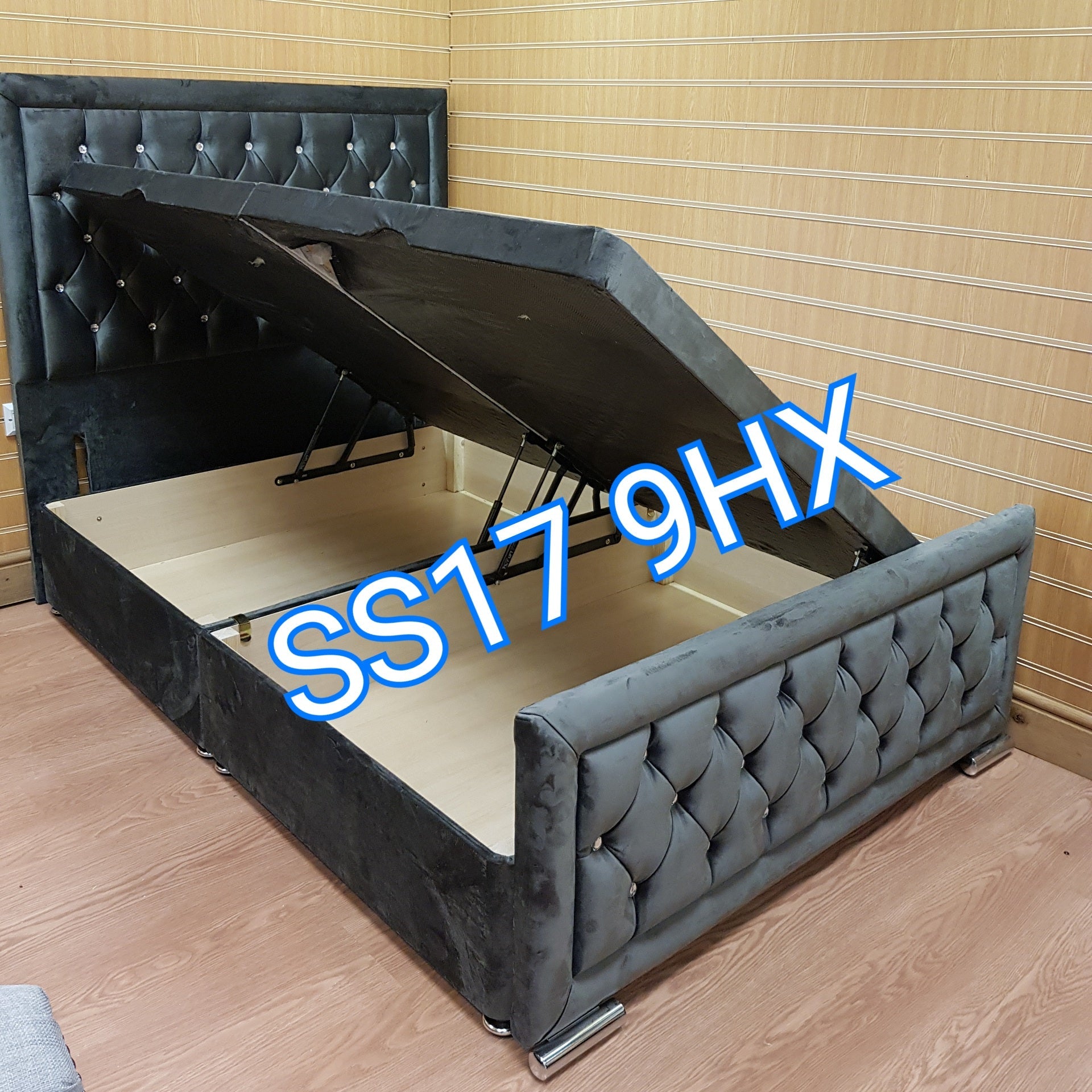 Hampton side lift ottoman divan bed