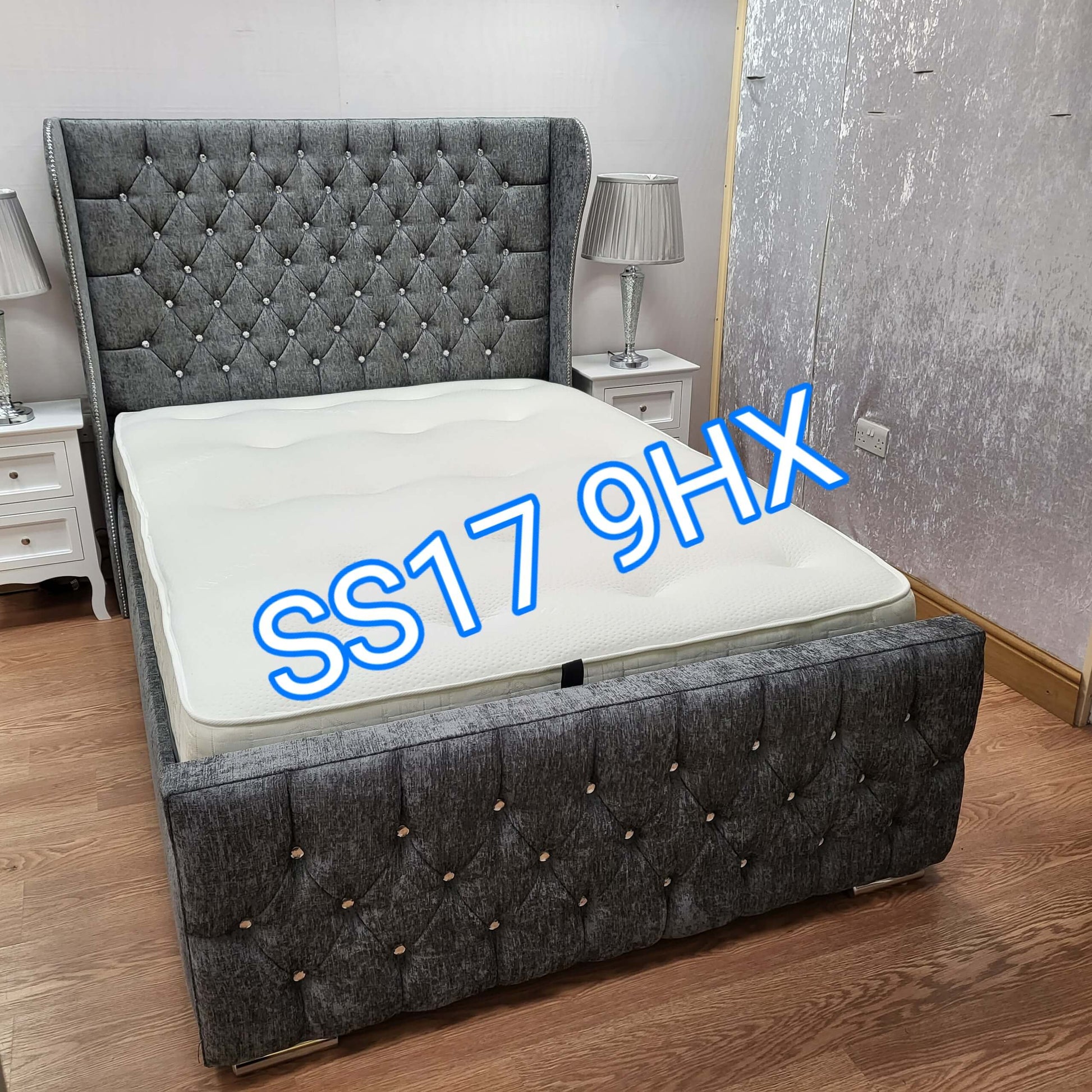 Presidential wingback bed and Cool Gel mattress set - Essex bed shop